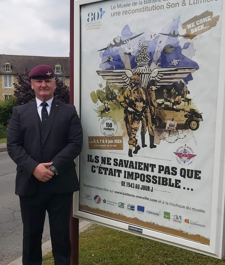Durham Freemason Drops InTo D-Day 80th Anniversary