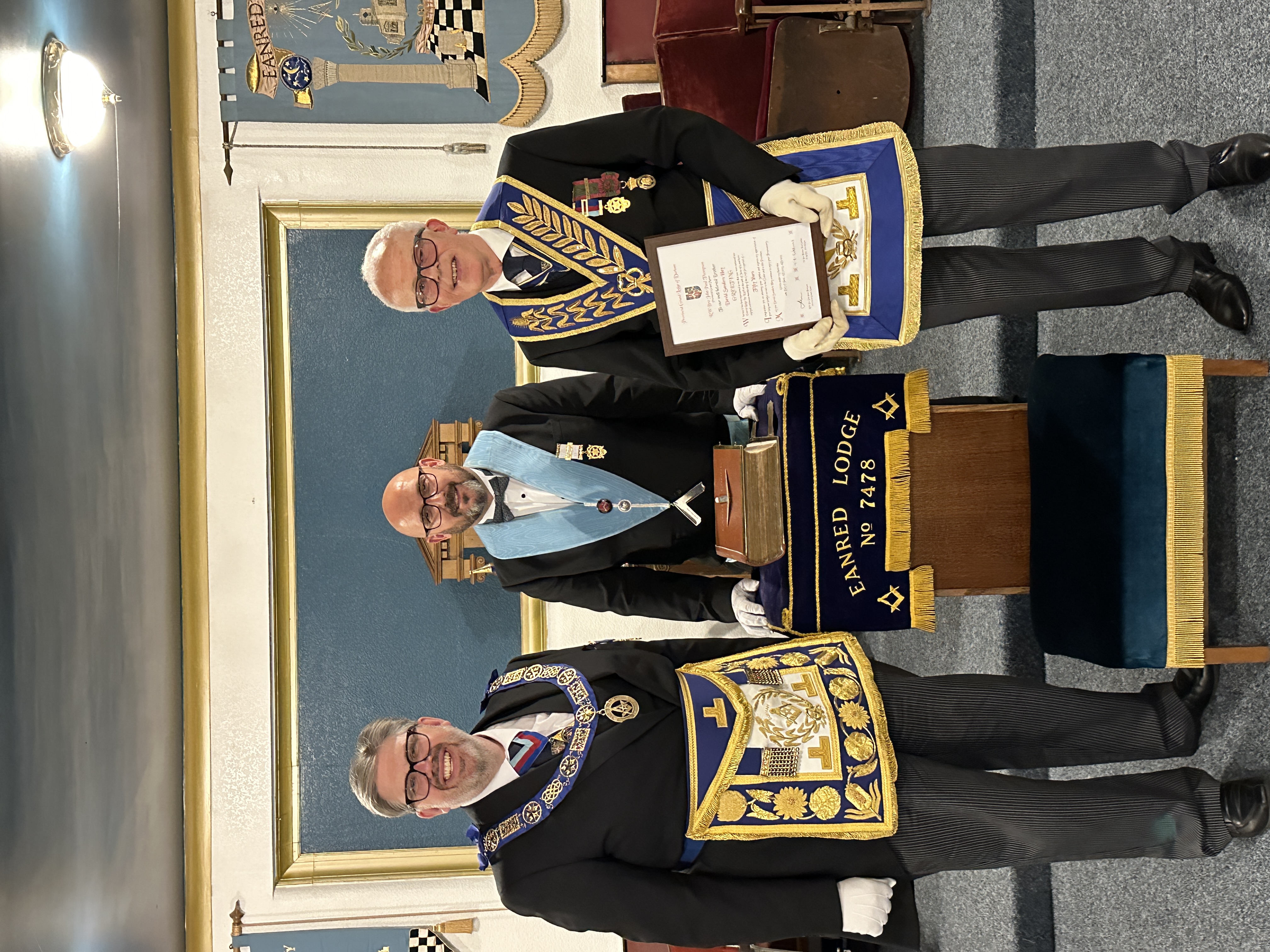 EANRED Lodge Celebrates David Sanders Hay's 50th Year Golden Jubilee